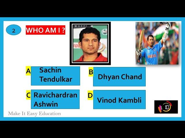 KIDS QUIZ ON FAMOUS INDIAN PERSONALITIES IN SPORTS || PART 36 || GENERAL KNOWLEDGE FOR CHILDREN