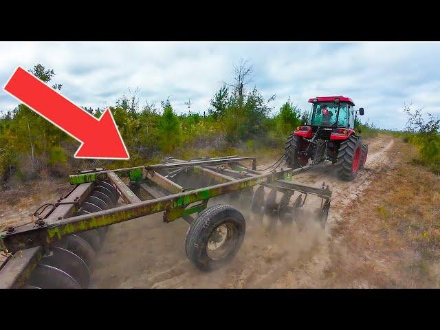 I TESTED PULLING 12' DISC ON MY TRACTOR!