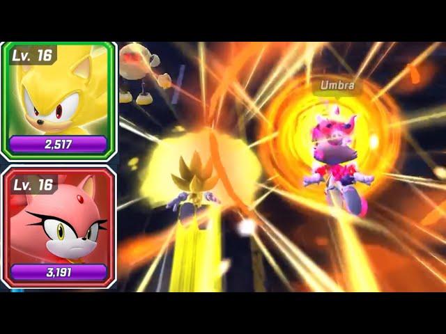 MAX SUPER SONIC VS BURNING BLAZE | Sonic Forces Speed Battle