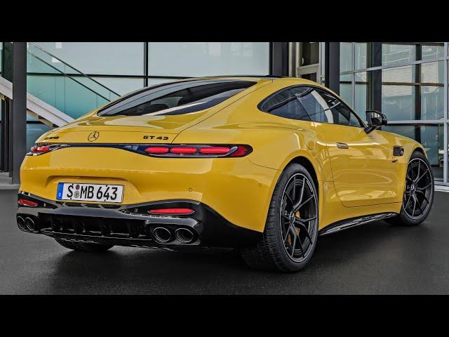 NEW Mercedes-AMG GT 43 Coupé (4-CYLINDER) | FIRST LOOK