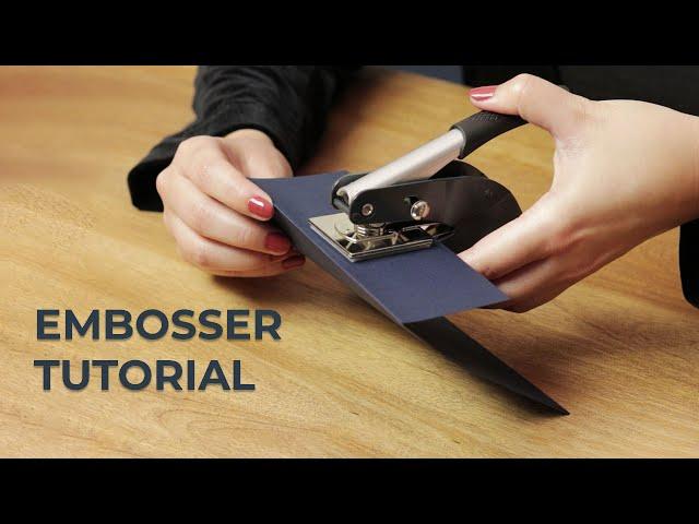 Custom Embosser Tutorial