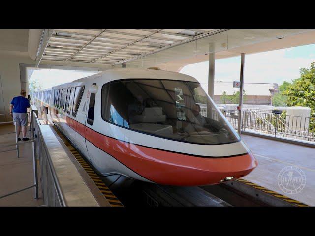 Disney World Monorail Ride Experience to Magic Kingdom from EPCOT in 4K | Walt Disney World May 2022