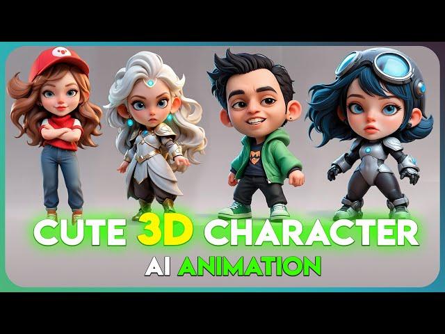 AI Animation Generator | Cute 3D Characters