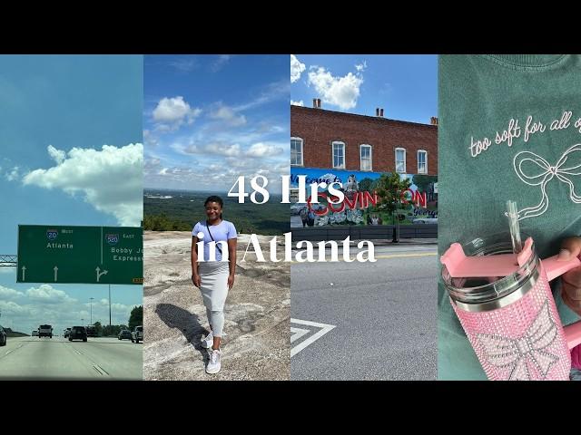 48 Hrs in Atlanta| Travel Day, Stone Mtn & Ponce City Market