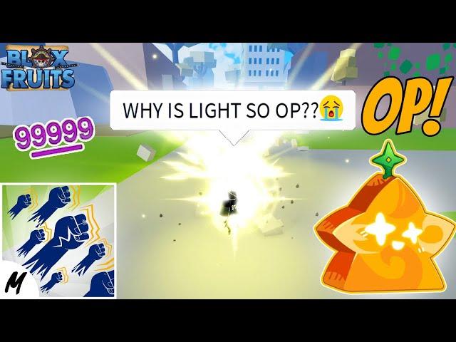 THIS INSANE 30M LIGHT ONE SHOT COMBO IS OP!!| Blox Fruit |