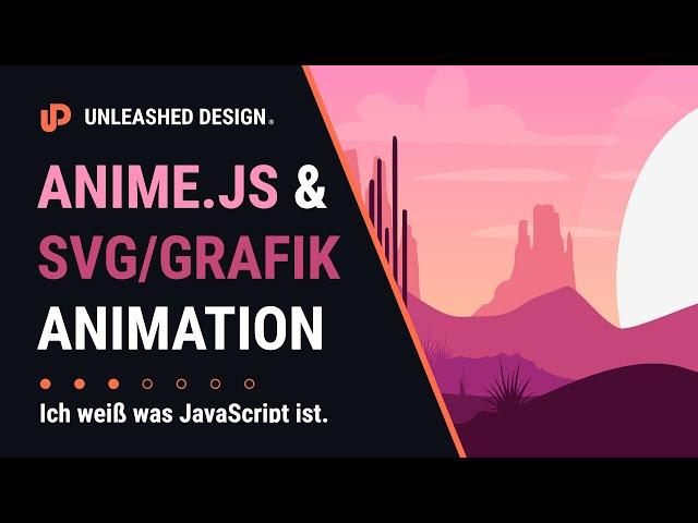 ‍️SVG Animationen einfach gemacht mit AnimeJS!  [TUTORIAL]