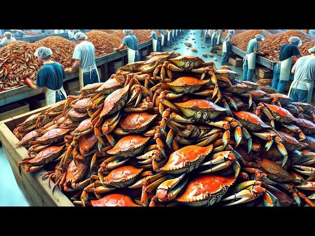 How American Fishermen Catch And Process Billions Of Big Crabs