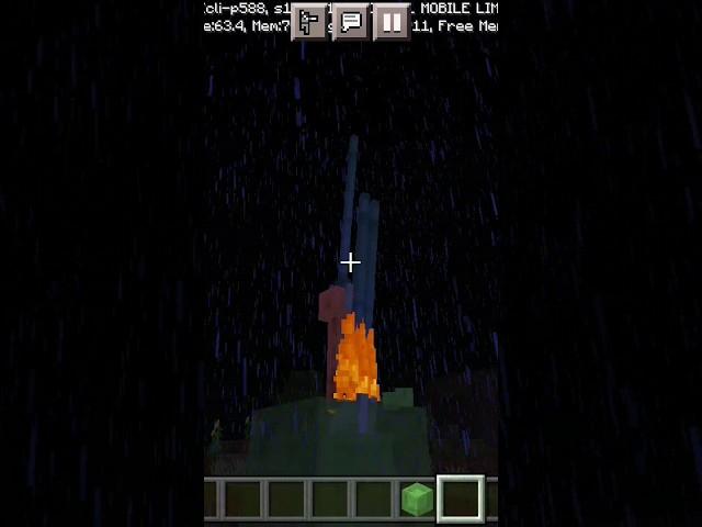 Minecraft infinite lightning trick