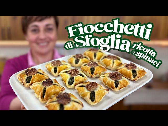 FIOCCHETTI DI SFOGLIA RICOTTA E SPINACI Ricetta Facile - Fatto in Casa da Benedetta