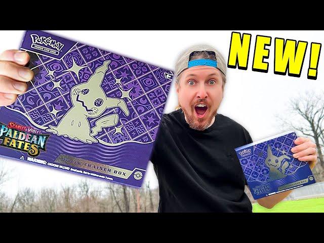 NEW Pokemon Paldean Fates ETB is 100% CRAZY! (opening cards)