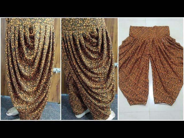 Dhoti pant cutting and stiching in malayalam