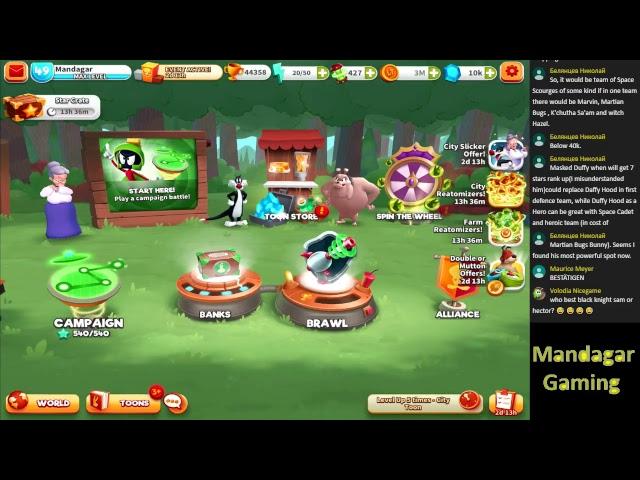 Gaming with Mandagar Live Stream #26 Looney Tunes World of Mayhem - Toon Pieces Galore