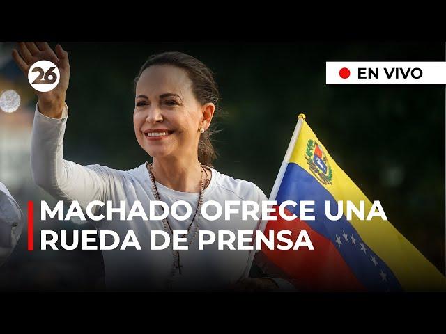  EN VIVO - VENEZUELA | María Corina Machado convoca a una rueda de prensa antes del mitin final