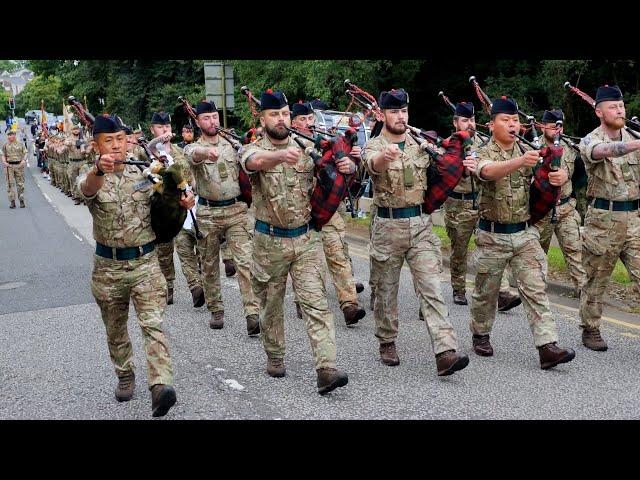 The Royal Regiment of Scotland | Start of North Lanarkshire Freedom Parade July 2024