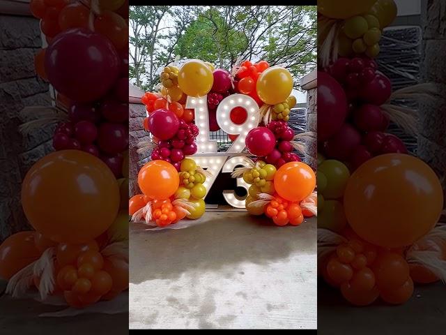 1973 #balloongarland #balloon #balloons #partyideas #partydecorations #party