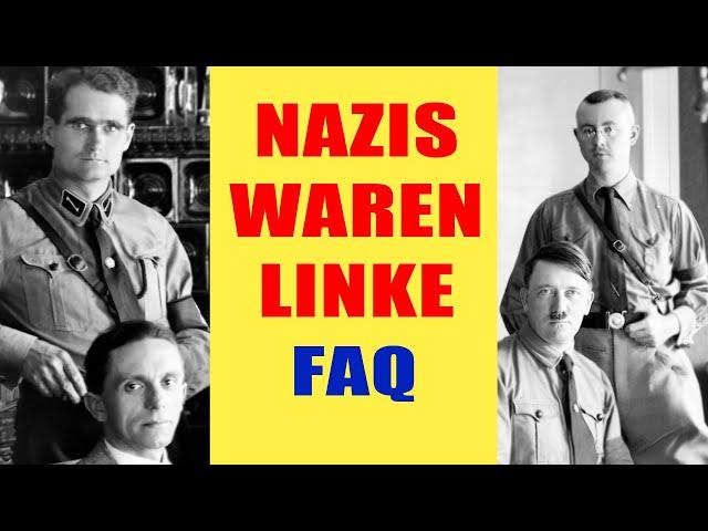 Die NSDAP war eine Linkspartei - Hitler war ein Linker - FAQ