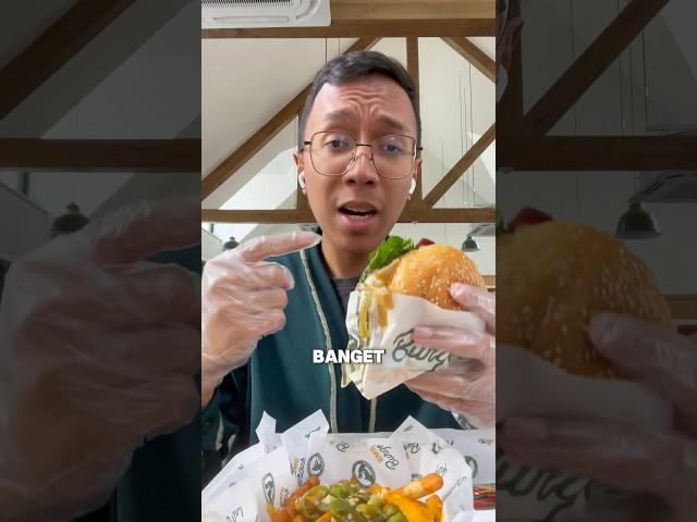demi sebuah restoran viral ⁉️#review #burger #vlog #shorts
