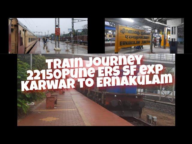 Train Journey - 22150 Pune - ERS SF Exp FM#55