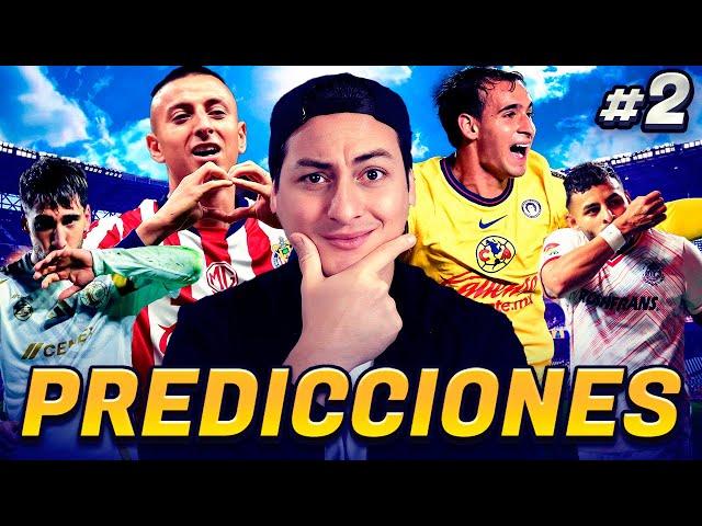  ¡MIS PREDICCIONES JORNADA 2 LIGAMX! 