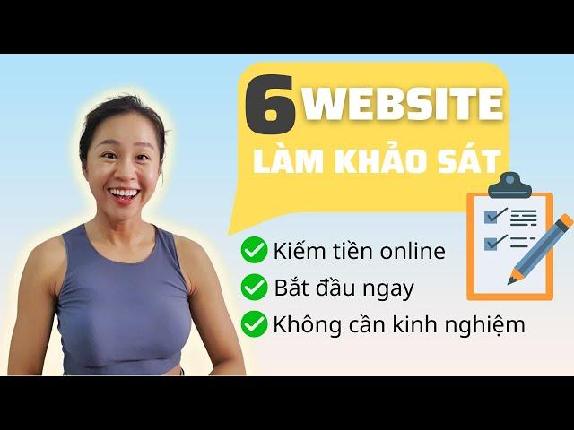 6 Website Làm Khảo Sát Giúp Bạn Kiếm Tiền Ngay Hôm Nay