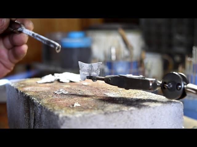 Soldering A Jump Ring To A Silver Charm