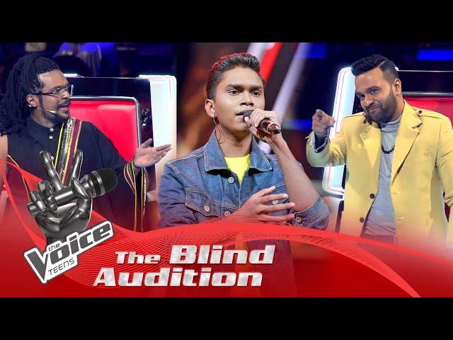 Lashean Kaushika | Ikigasa Handana (ඉකිගසා හඬන) | Blind Auditions | The Voice Teens Sri Lanka