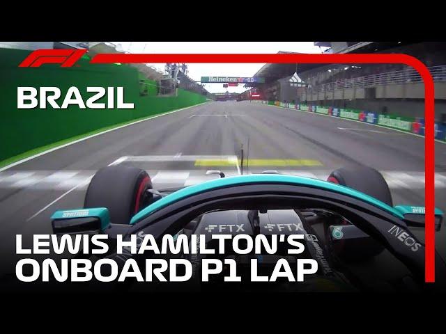 Lewis Hamilton's P1 Lap From Qualifying | 2021 Brazilian Grand Prix | Pirelli