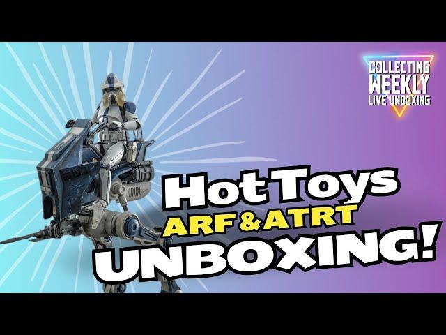 Collecting Weekly Live Unboxing | Hot Toys ARF Trooper & AT-RT Review