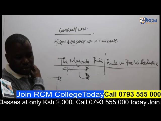 CPA CS COMPANY LAW at RCM Online College