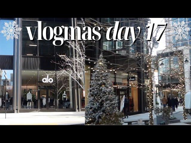 VLOGMAS DAY 17: dog sitting, snowport in seaport boston, and wrapping gifts!