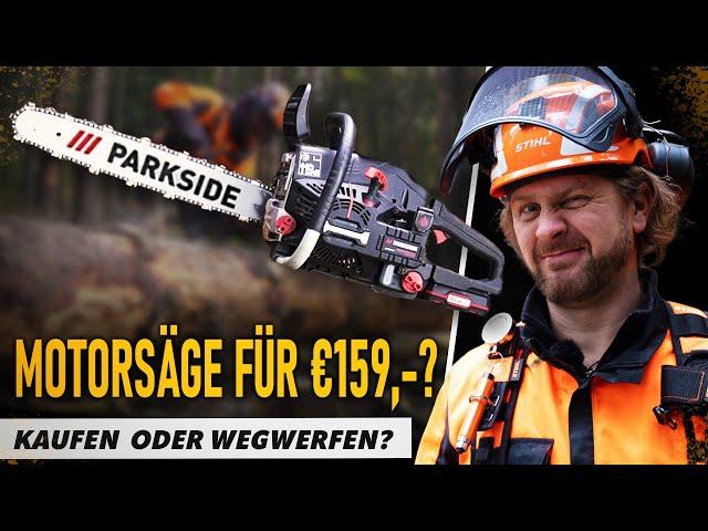 159 Euro including accessories and electric start??? PARKSIDE chainsaw