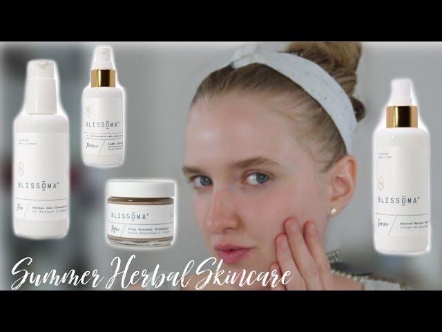 SUMMER SKINCARE DEMO| Blissoma Skincare| Reagan Hart