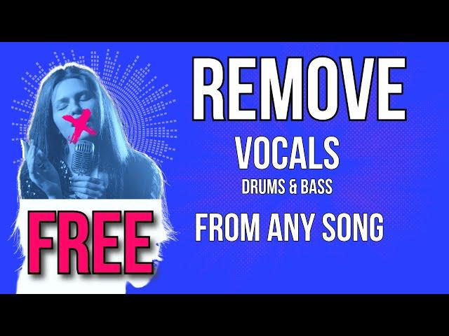 How to remove vocals from a song with Ultimate Vocal Remover