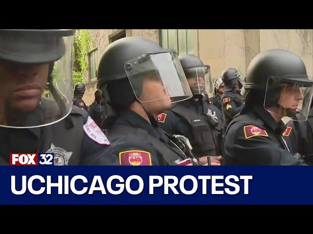 Police break up pro-Palestine encampment at the University of Chicago