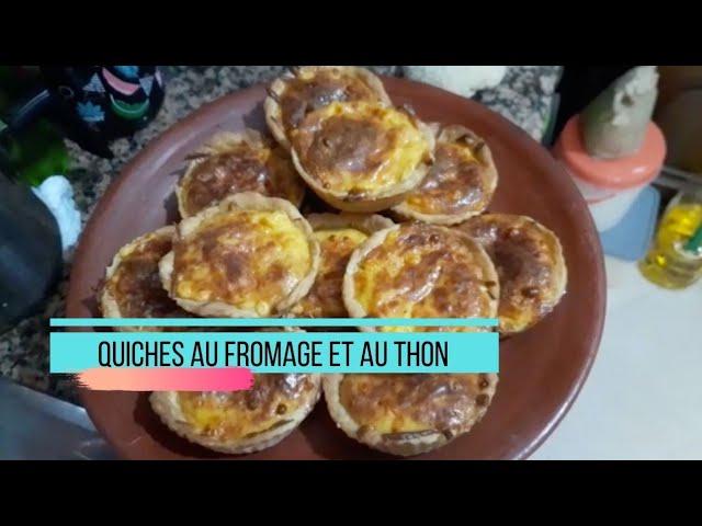 Quiches au fromage et au thon/كيش بالفروماج و الطون (Lana cuisine)