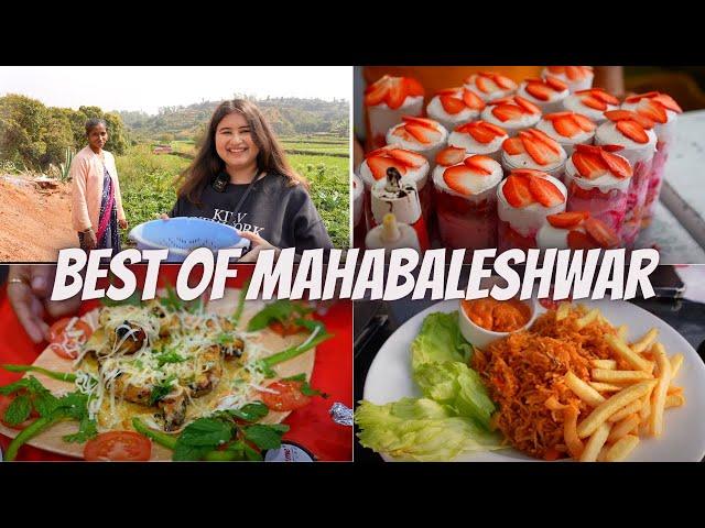 Best MAHABALESHWAR Food Tour | Strawberry Cream, Korean dishes, Special Chicken & More