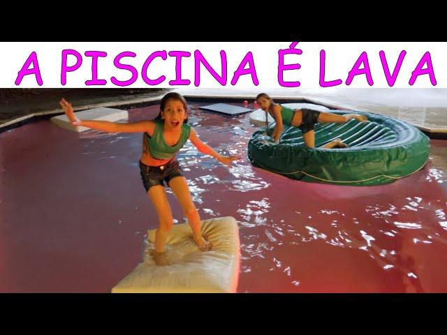 A PISCINA É LAVA - PLANETA DAS GÊMEAS