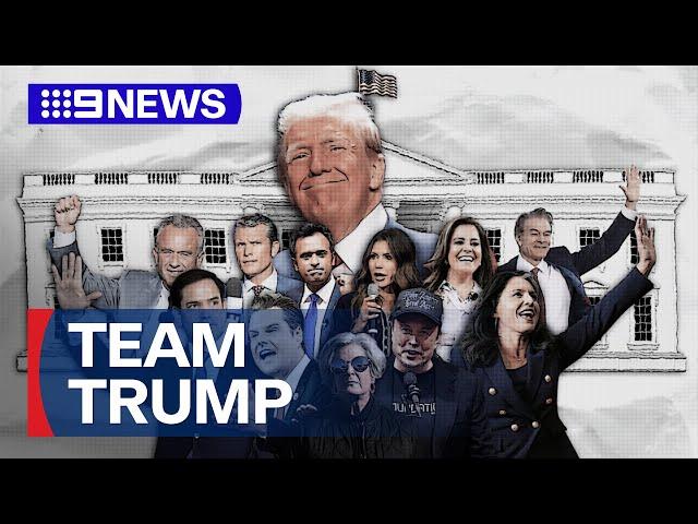 Donald Trump's new cabinet | 9 News Australia