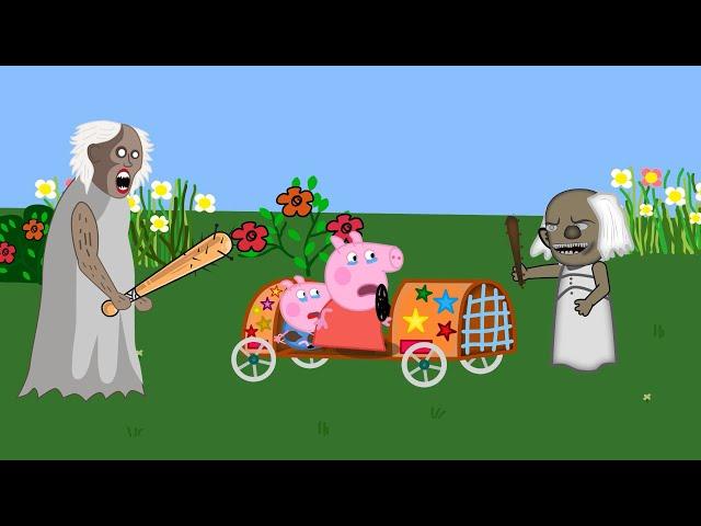 Peppa Pig vs Granny, Baby Granny Appear At House!! Please Help George!!! | Peppa Pig Funny Animation