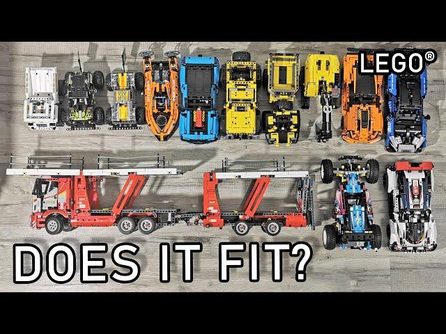 Does it Fit LEGO 42098 Car Transporter? | Tested: 42109,  42124, 42123,  42093,  42122, 42121, 42120