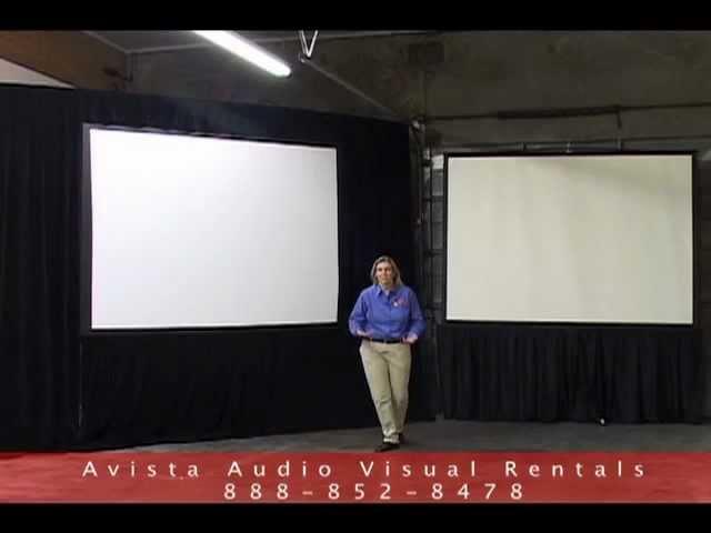 6x8 Fastfold Screen Overview - Avista Rentals LA office