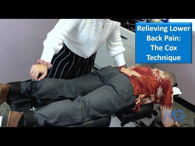 Relieving Lower Back Pain Using The COX TECHNIQUE w/ Dr. Rebecca & Dr. Dave | Maragal Medical