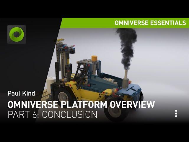 Conclusion - Part 6: Platform Overview | NVIDIA Omniverse Tutorials