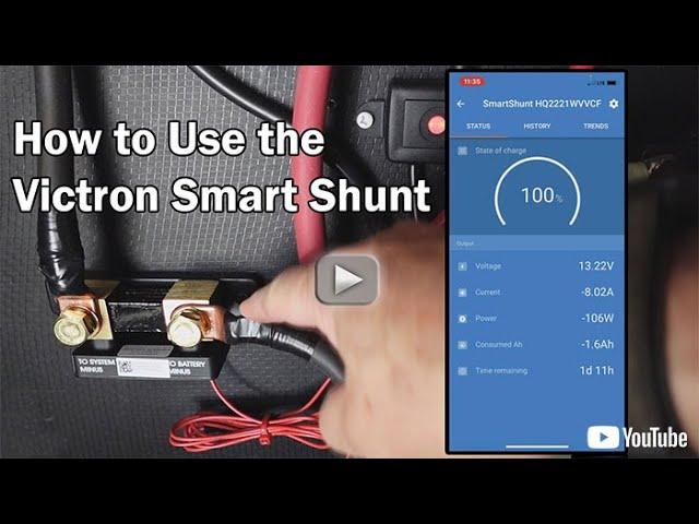 Installing and Using the Victron SmartShunt