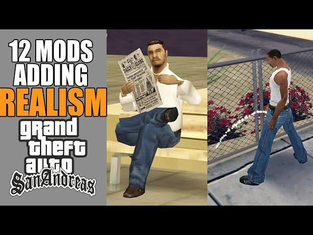 Realistic Features and Life Situations in GTA San Andreas (Real Life Mods)