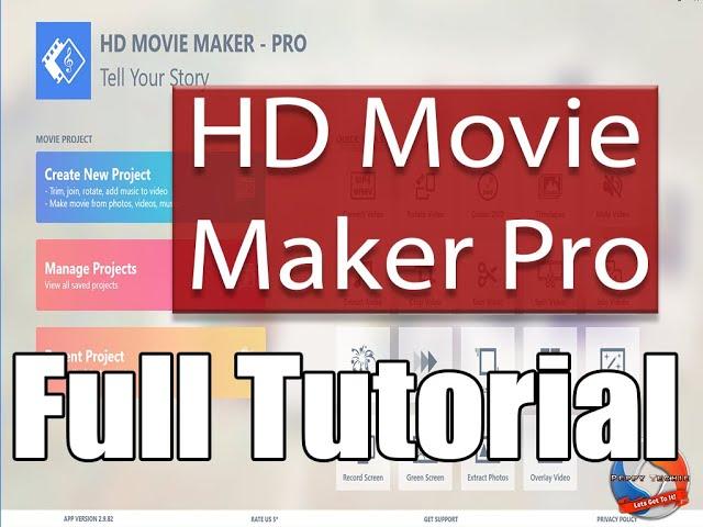 $ 10 HD Movie Maker Pro Tutorial, Video Editor. Replaces Windows Movie Maker!!