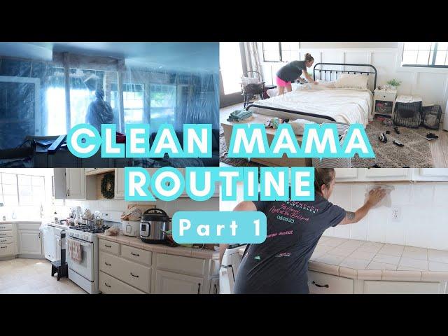 TRYING CLEAN MAMA ROUTINE QUICK HOME RESET || CLEANING MOTIVATION || Rintuf Portable Air Conditioner