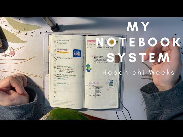 hobonichi weeks | my system