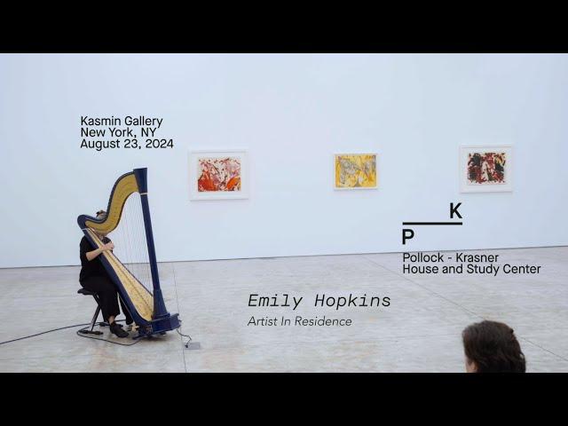 Emily Hopkins: Kasmin Gallery Performace