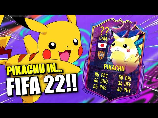 I Put PIKACHU In FIFA 22 and Simulated it's FOOTBALL CAREER!!